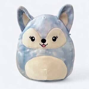 Squishmallows 12-Inch Faldette the Fox Blue Gray‎ Cloud Soft Kellytoy